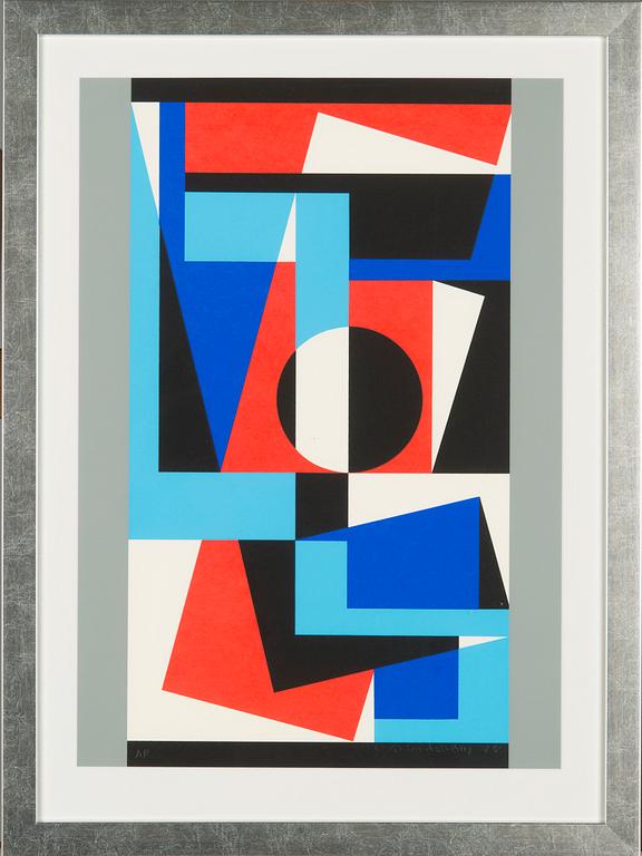 Lars-Gunnar Nordström, 'Composition in blue'.