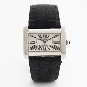 Cartier, Tank Divan, armbandsur, 38 x 24 (30) mm.