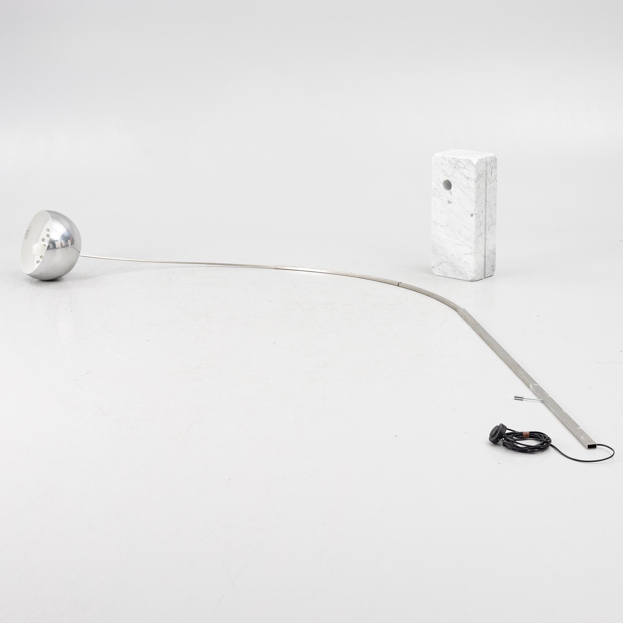 Achille & Pier Castiglioni, an 'Arco' floor lamp, Flos, Italy.