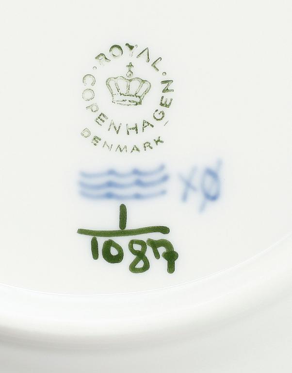 ASSIETTER, 12 st, porslin, Royal Copenhagen.