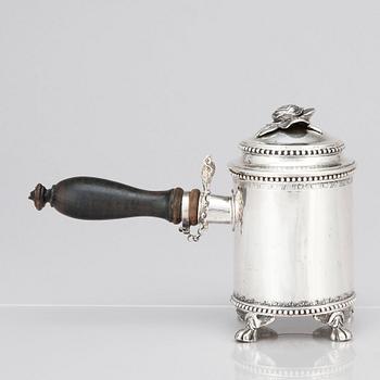 Petter Eneroth, mjölkkanna, silver, Stockholm 1792. Gustaviansk.