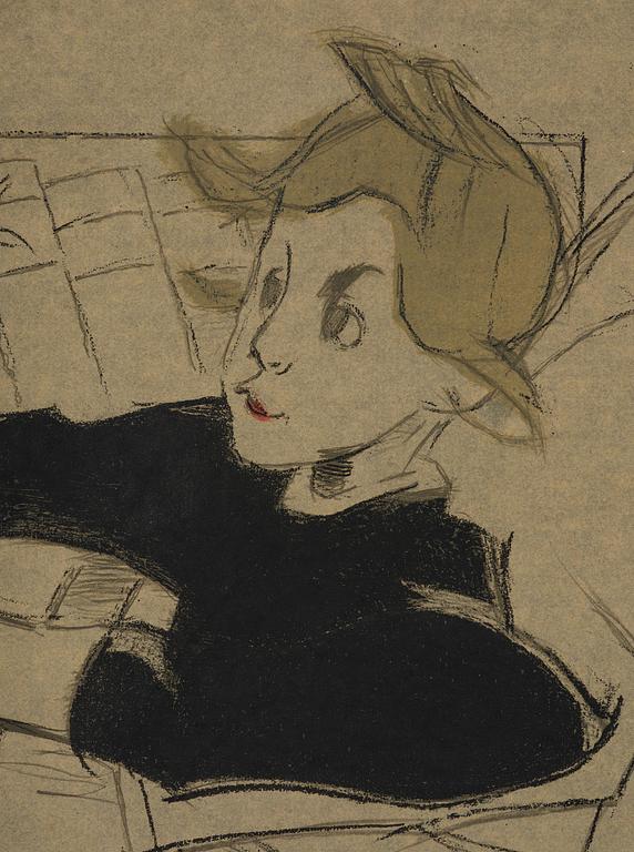Helene Schjerfbeck, "Konvalescenten".