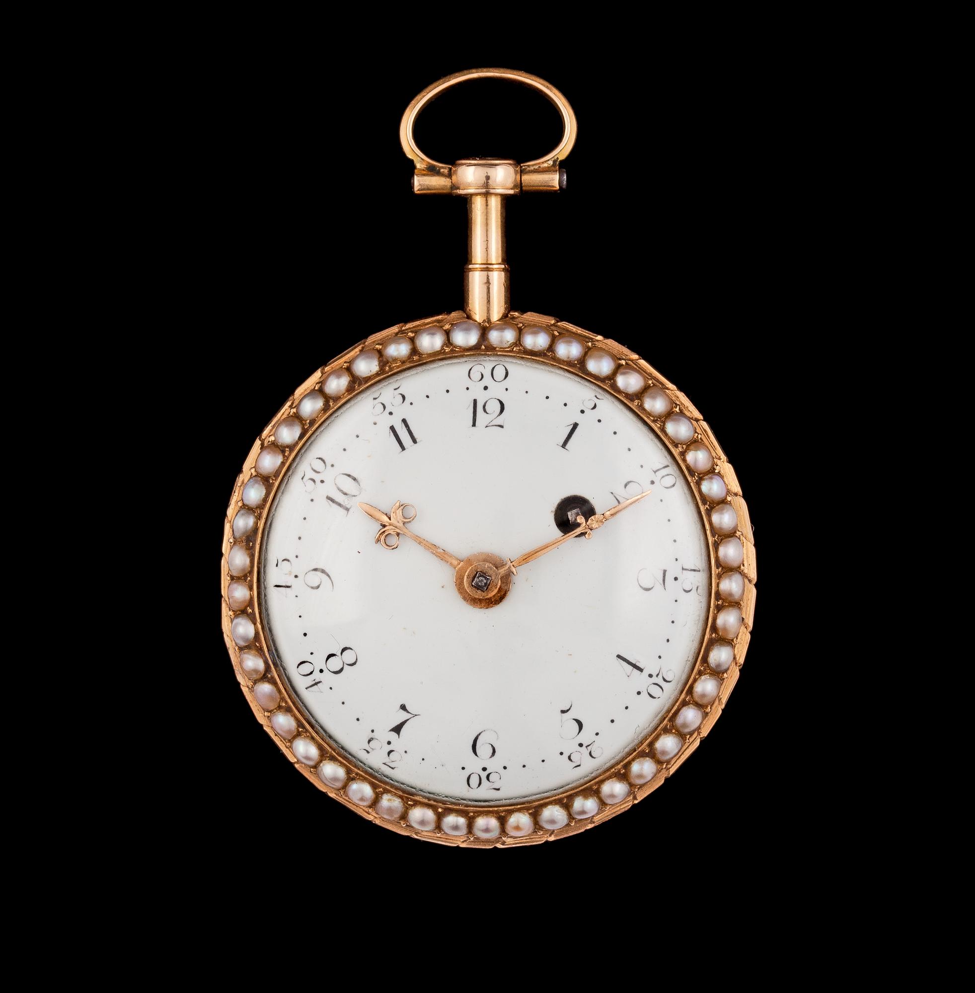 DAMFICKUR, spindelur, Berthoud, Paris. Ca 1820.