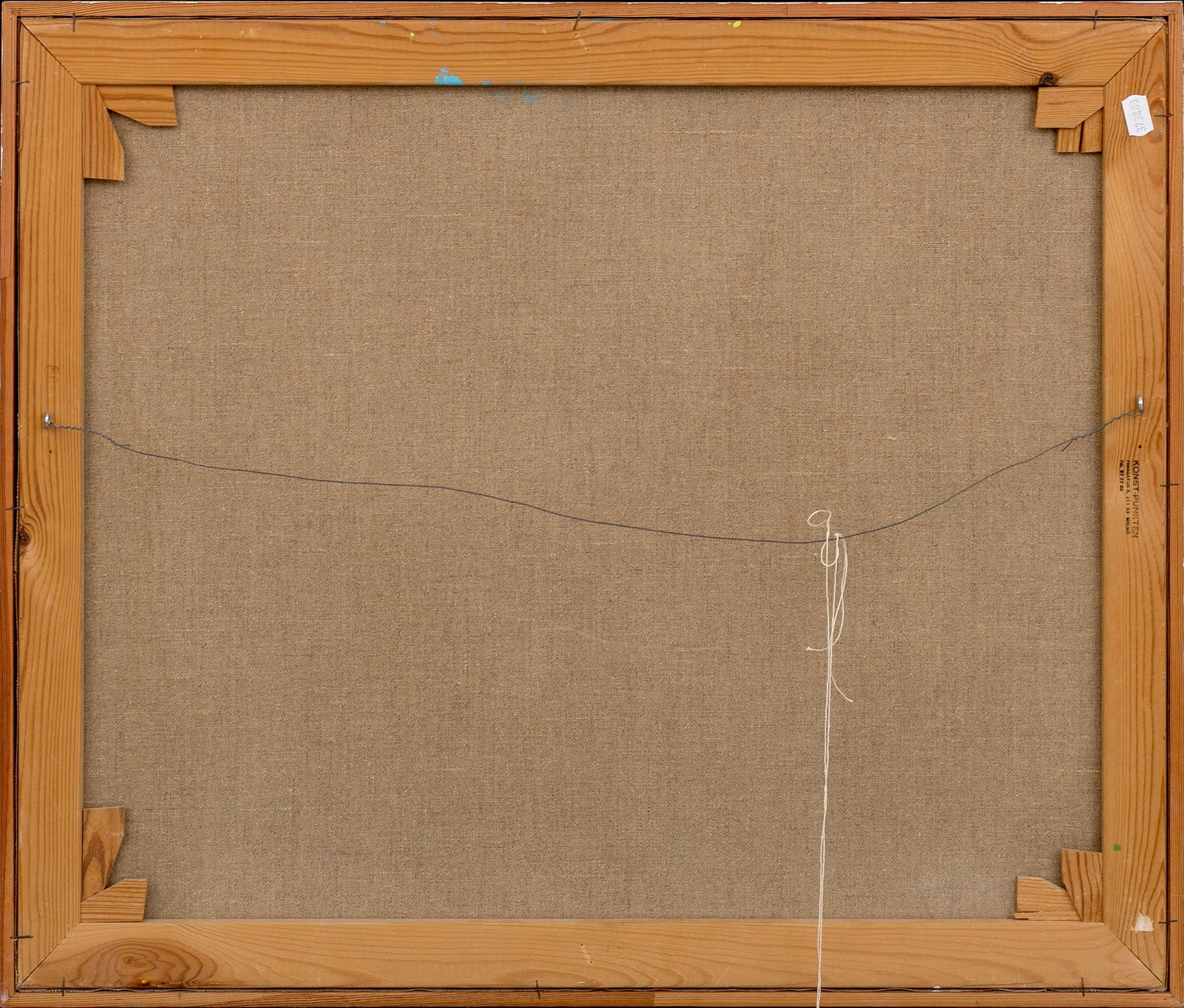 Leif Kander, oil on canvas, signed.