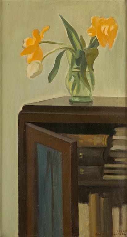 Eero Nelimarkka, Flowers on the bookcase.