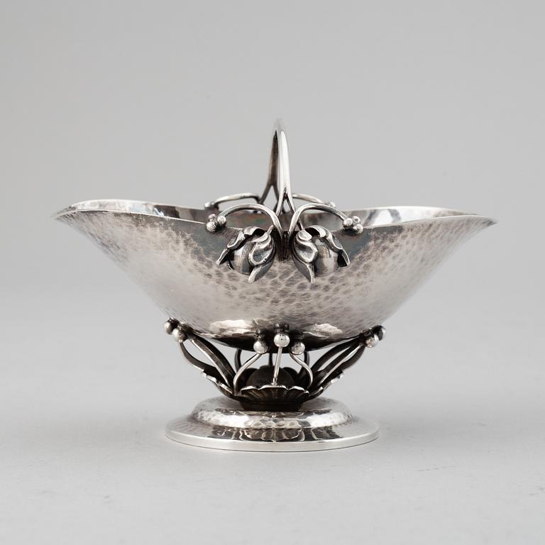 JOHAN ROHDE, a model 235A sterling silver salt cellar, Georg Jensen, Denmark.