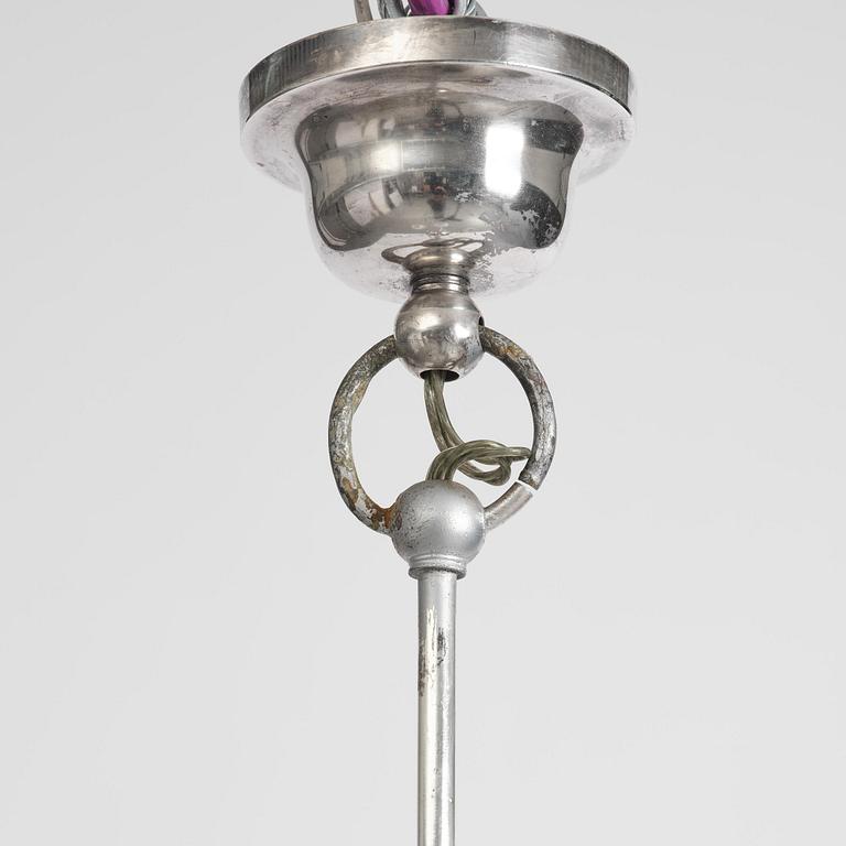 Elis Bergh, a Swedish Grace ceiling lamp, C.G. Hallberg, Stockholm, 1920s.