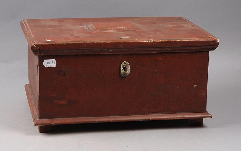 SMYCKE/SKRIVSKRIN. Allmoge, 1800-tal.