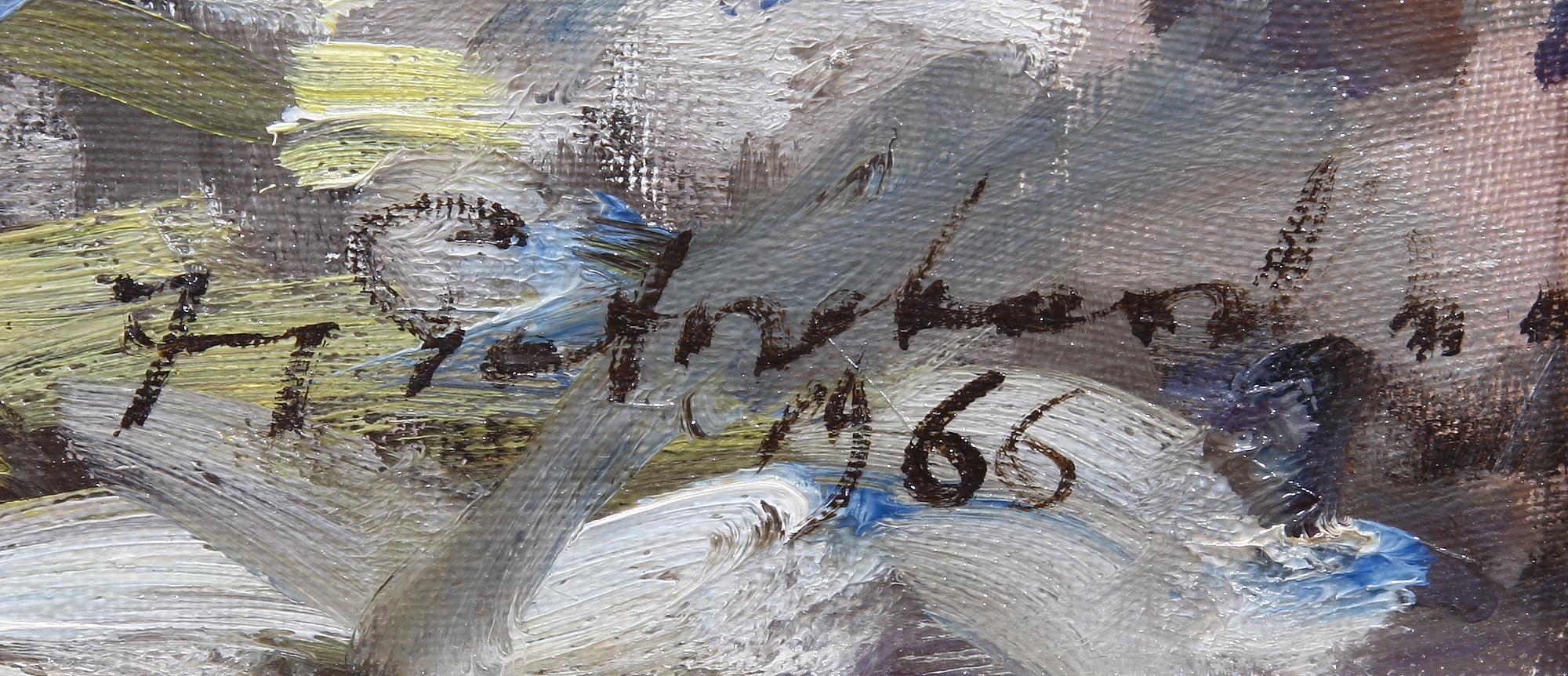 H. POSHEDOVSKY, olja på duk, sign o dat 1966.