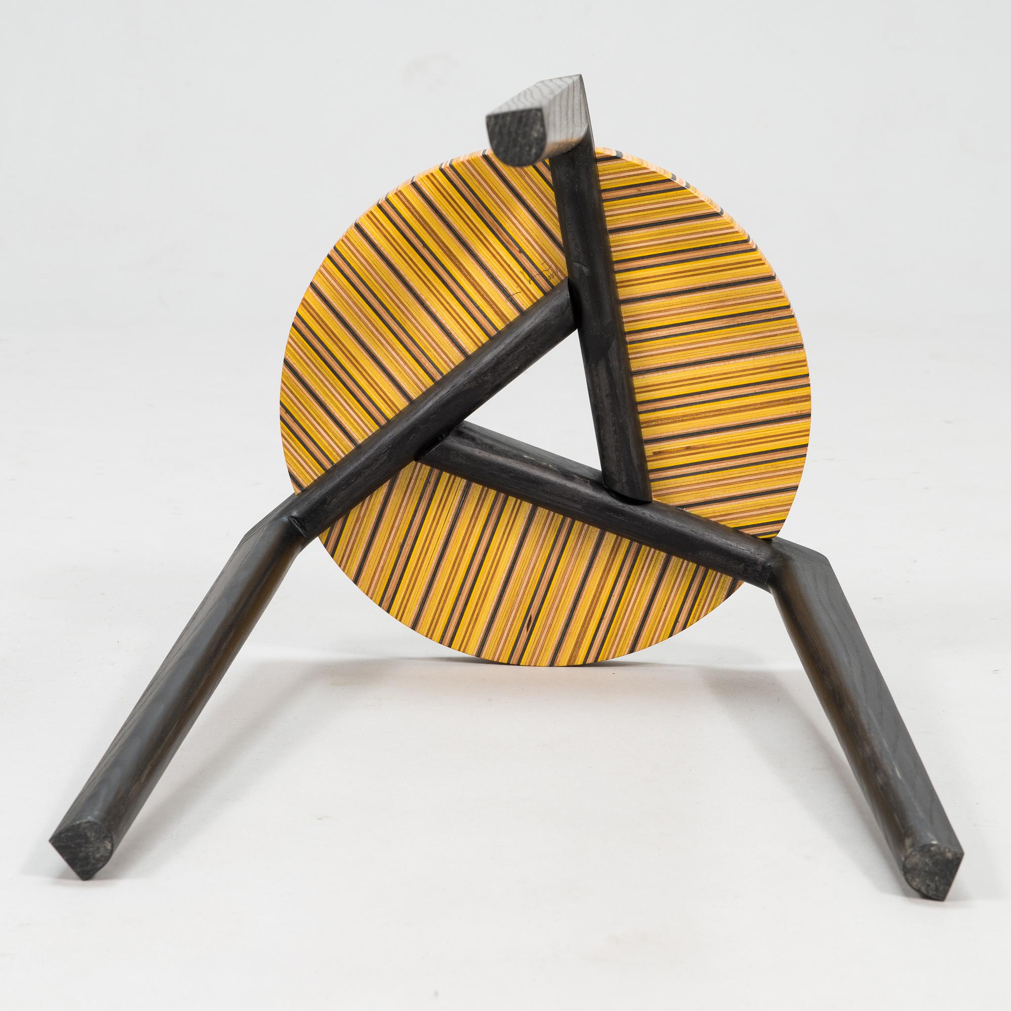 ALEKSI PUUSTINEN, Stool, signed and numbered.