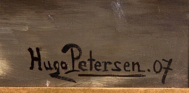 HUGO PETERSEN, olja på duk, sign o dat- 07.