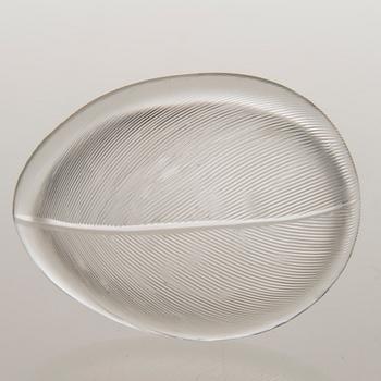 TAPIO WIRKKALA, SKÅL, "Lövet", signerat Tapio Wirkkala Iittala.