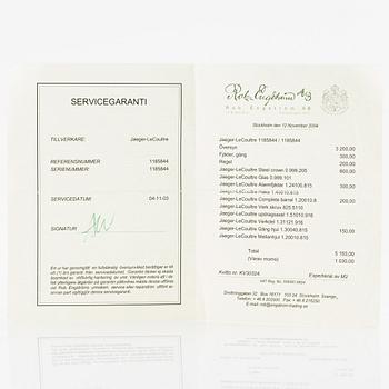 Jaeger-LeCoultre, Memovox, wristwatch, 37 mm.