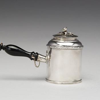 Jonas Thomasson Ronander, mjölkkanna, silver Stockholm 1769. Gustaviansk.