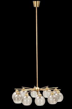 A WESTAL BRASS CEILING LAMP.