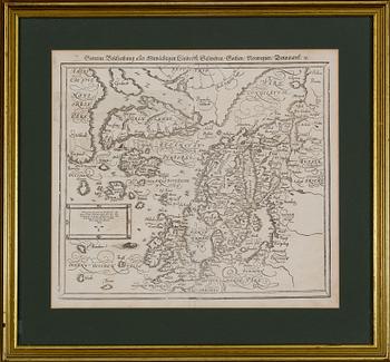 KARTA, SEBASTIAN MÜNSTER, ca 1590,