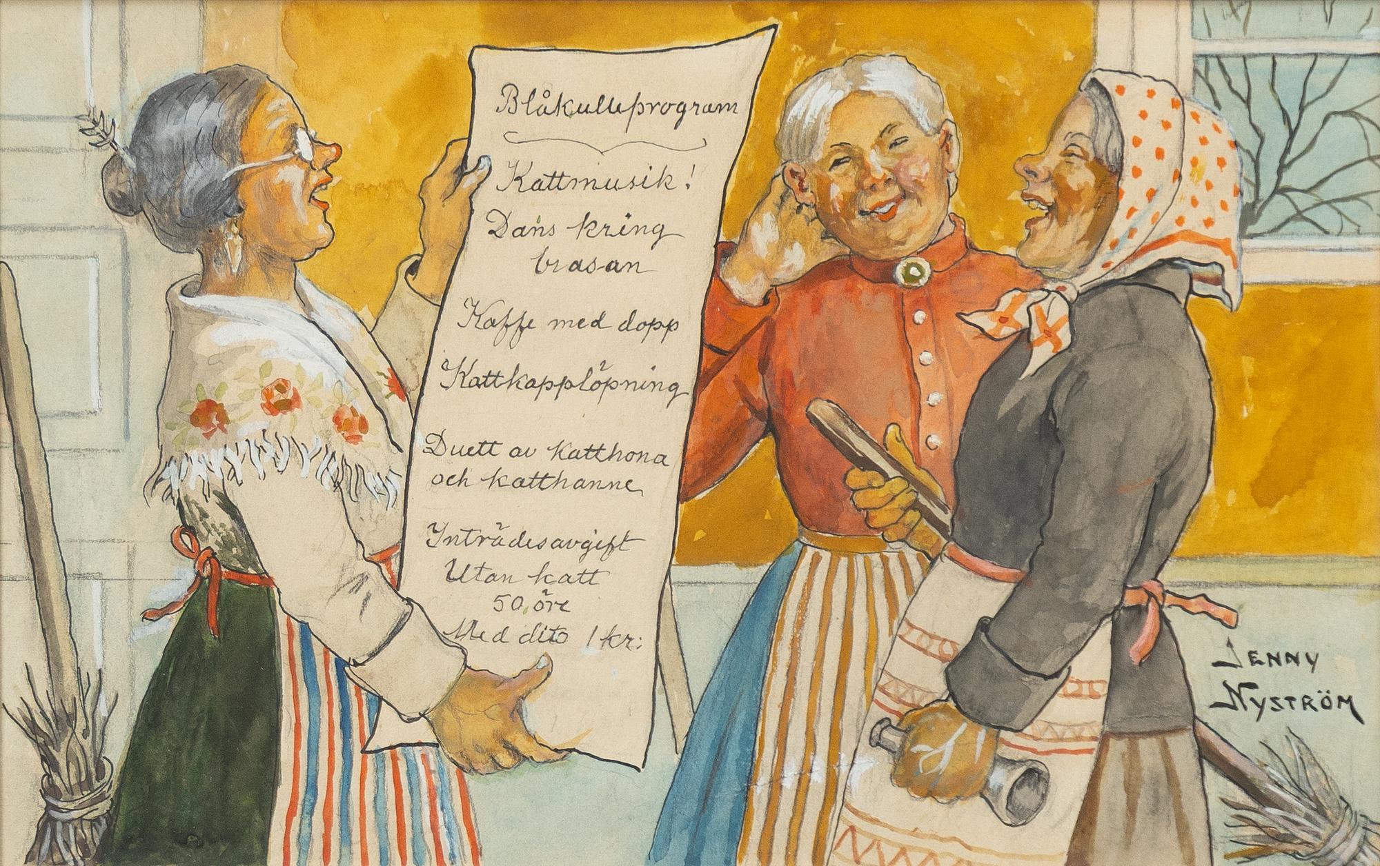 Jenny Nyström, "Blåkulleprogram".