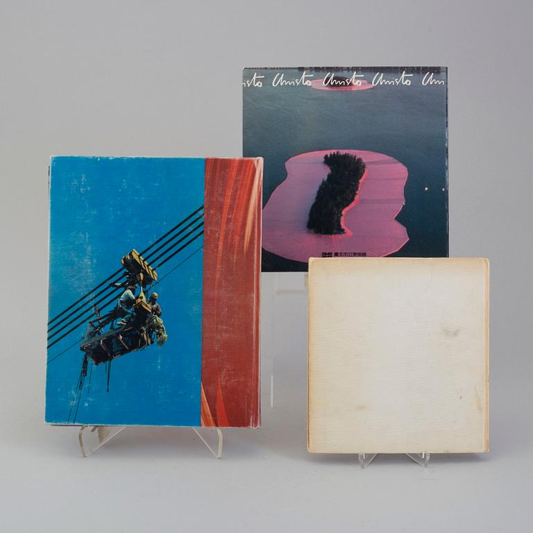 Three books about Christo, later part of the 20th century.