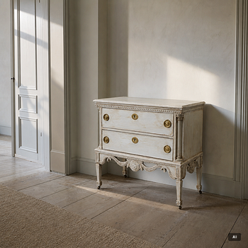 Chest of drawers, Louis XVI style, first half of the 20th century.