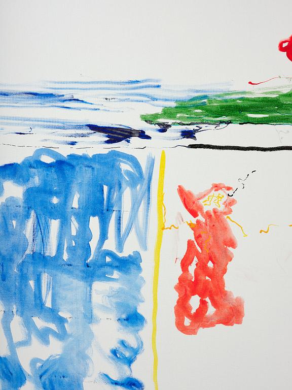 Rune Jansson, olja på duk, signerad och daterad 2009.