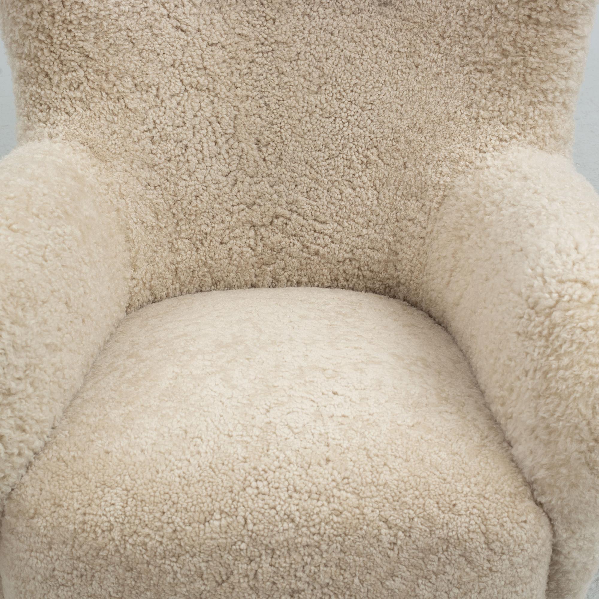 Mogens Lassen, tillskriven, fåtölj, Danmark, 1940-tal.