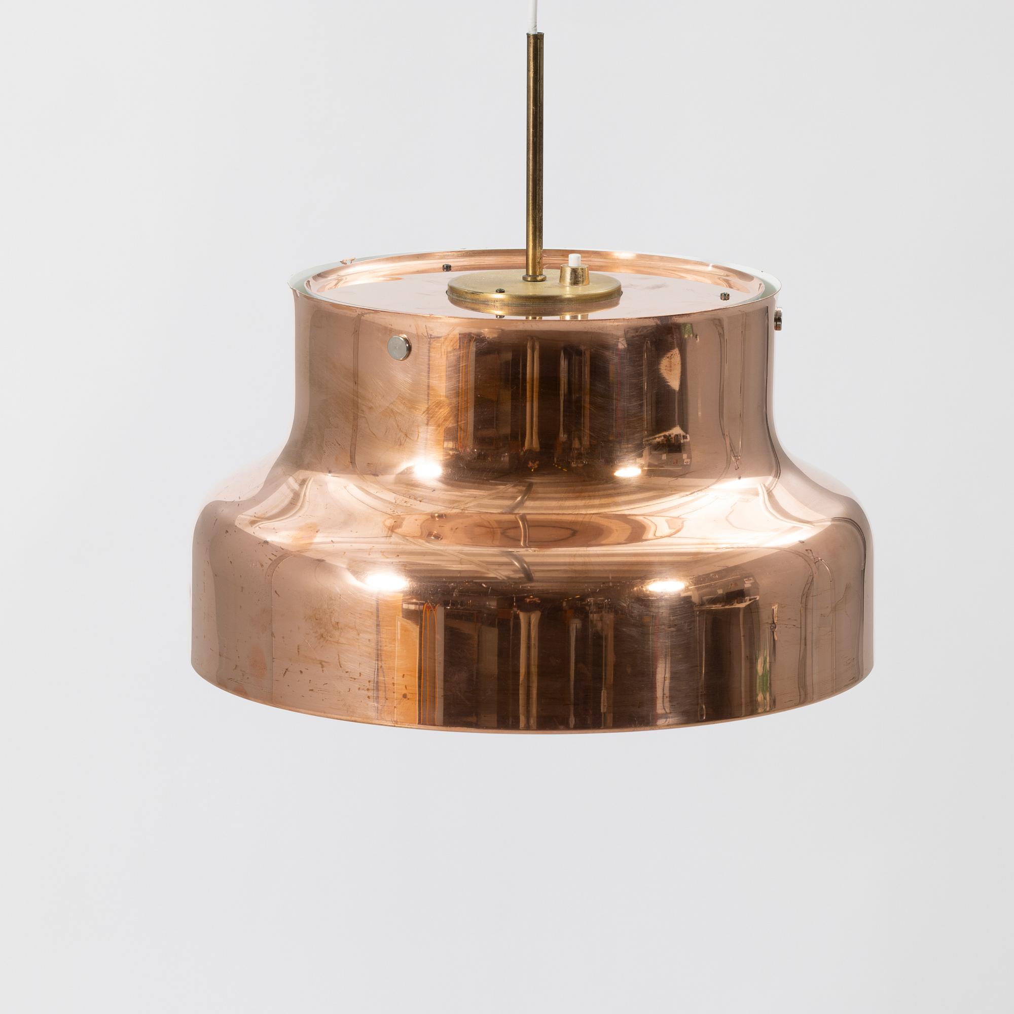 Anders Pehrson, Pendant lamp “Bumling”, copper, Ateljé Lyktan.