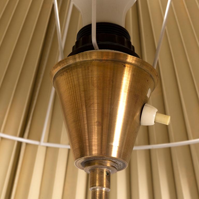 A floor lamp from the second half of the 20th century.