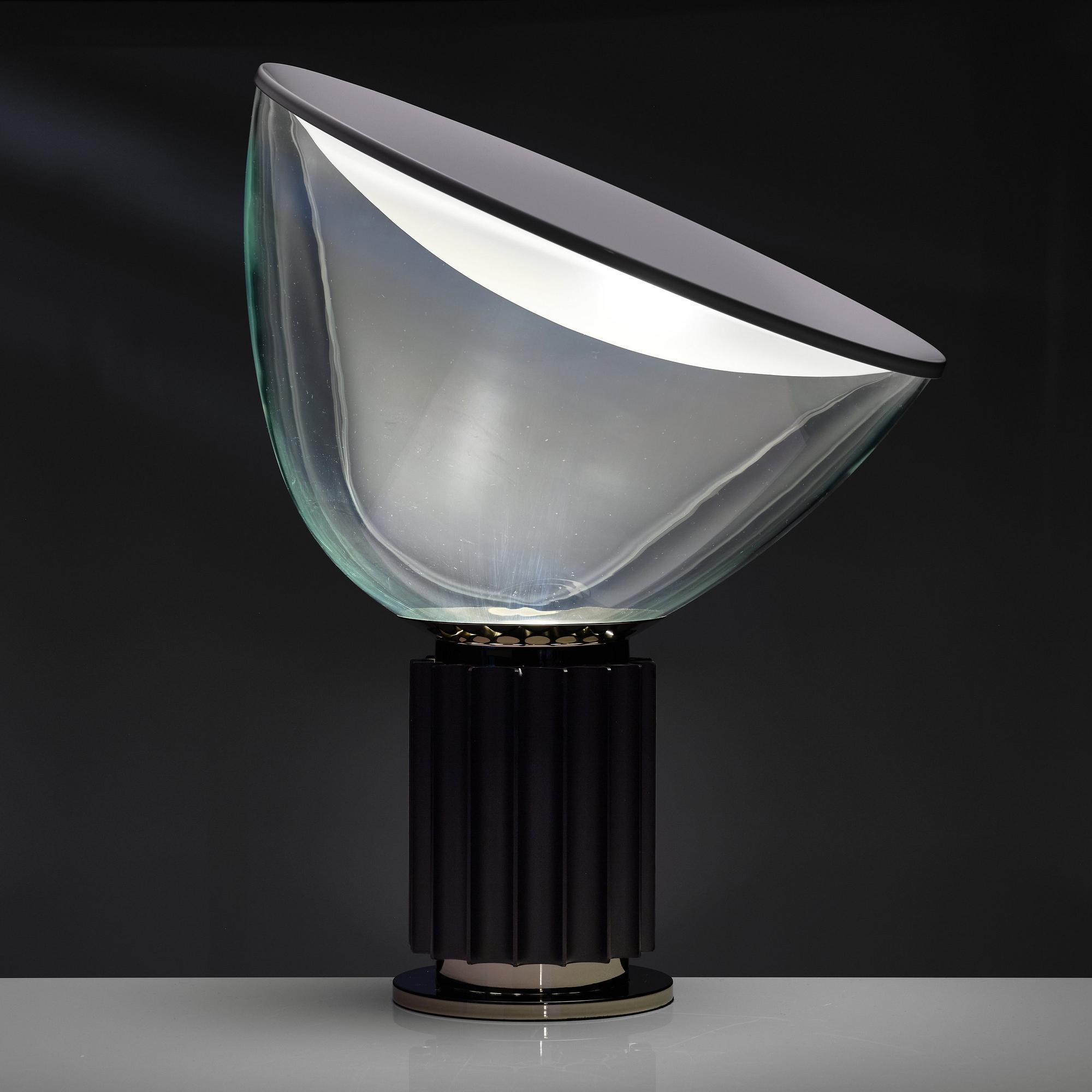 Achille Castiglioni, & Pier Giacomo Castiglioni, a 'Taccia Dimmer Muvis' table lamp, Flos, Italy post 1962.