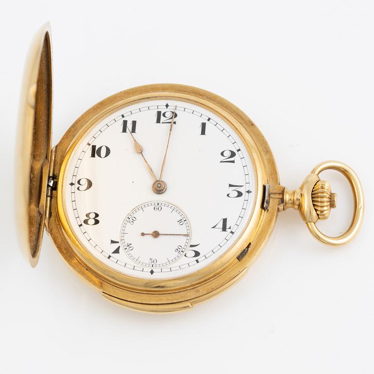 Fickur, repeter, savonett, 52,5 mm.