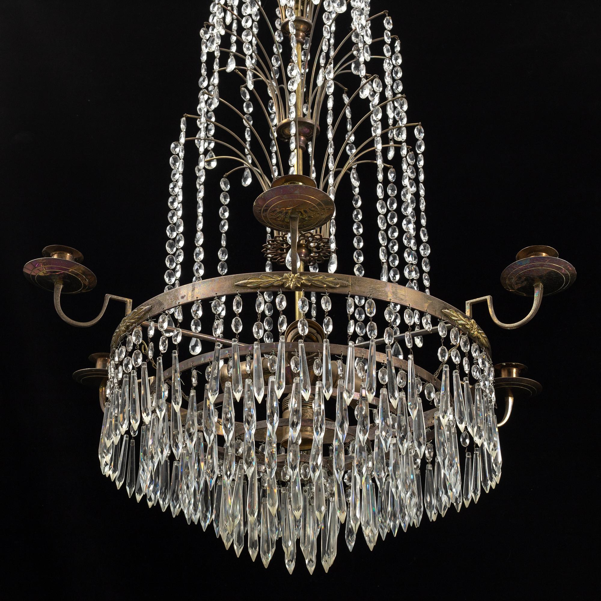 Ljuskrona, 1900-talets första hälft.