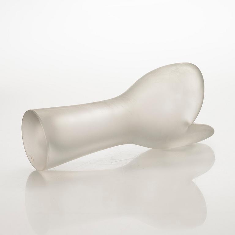 Timo Sarpaneva, a glass vase model 3530,  signed Timo Sarpaneva.