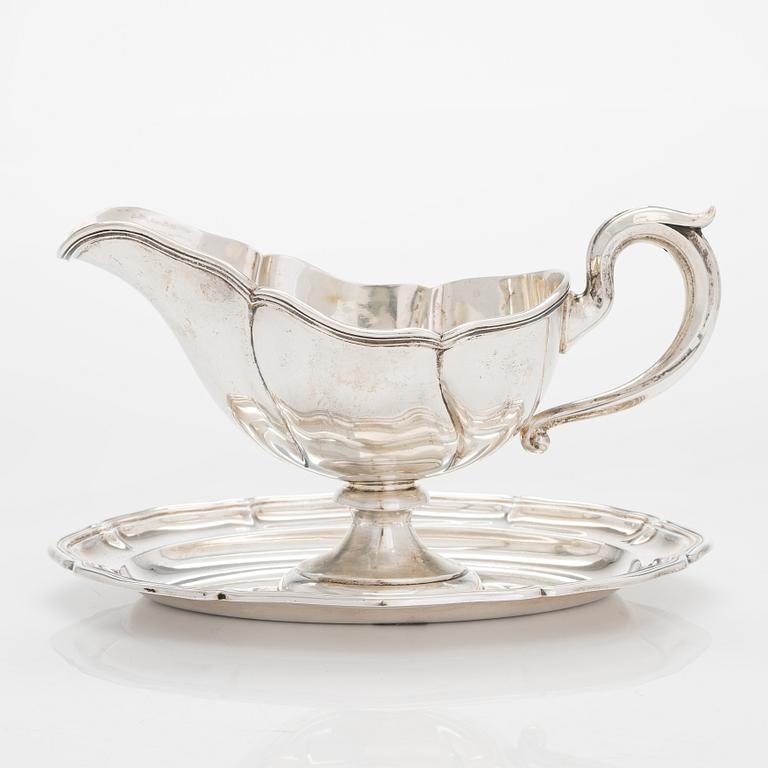 Såskanna, silver, Gebrüder Kühn, Schwäbisch Gmünd, Tyskland 1900-tal.