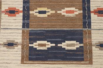 Märta Måås-Fjetterström, a carpet, "Ljusa mattan", flat weave, ca 253 x 169 cm, signed MMF.