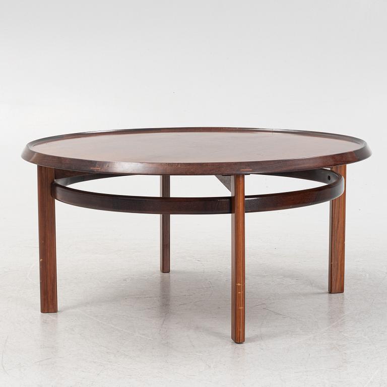Torbjørn Afdal, a 'Bellis' rosewood-veneered coffee table from Bruksbo, Norway, 1960's/70's.