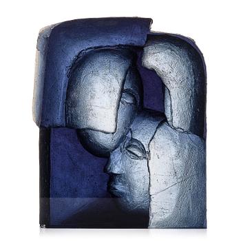 42. Ann Wolff, a cast glass sculpture, Transjö 1990s.