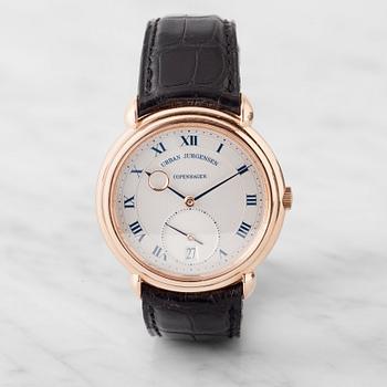 URBAN JÜRGENSEN, Copenhagen, Reference 8, armbandsur, 37 mm,