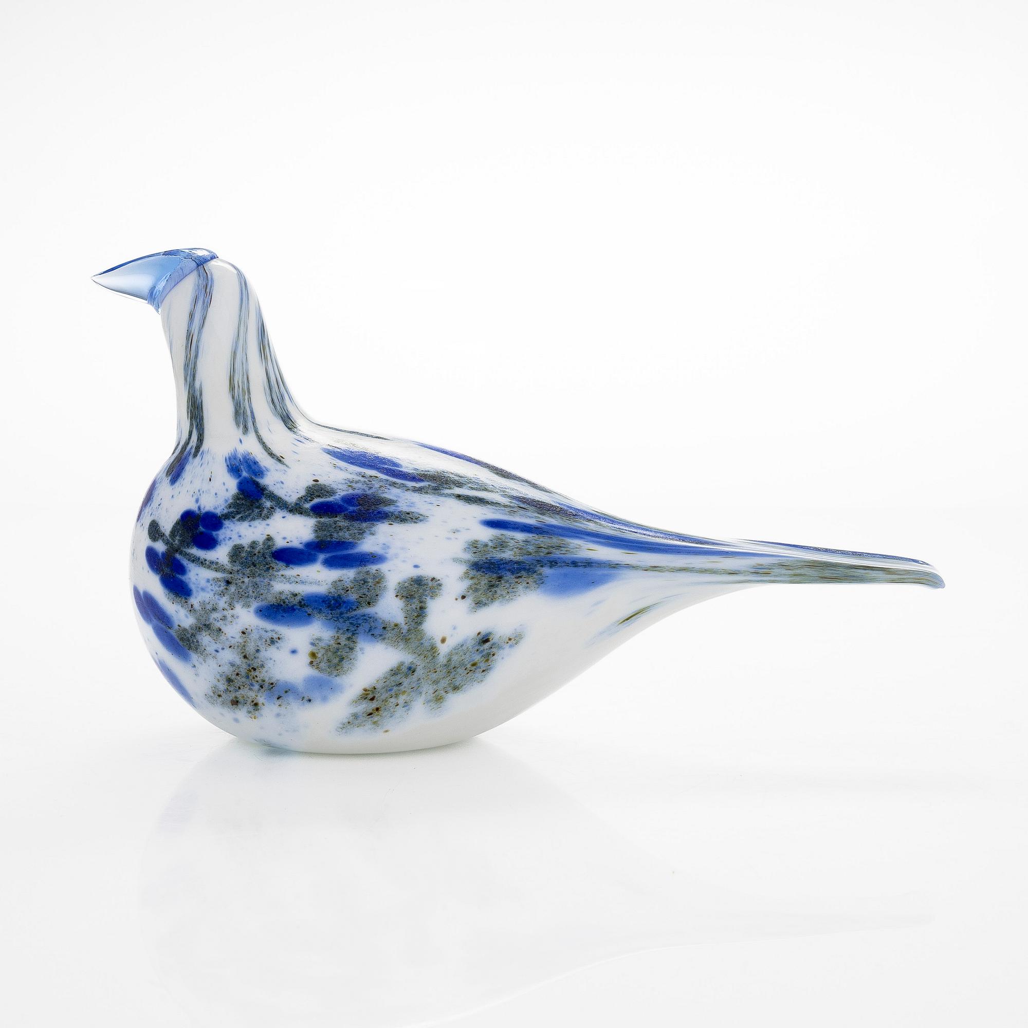 Oiva Toikka, An anniversary bird 2007, 'Dove', signed O. Toikka Nuutajärvi 354/1917.