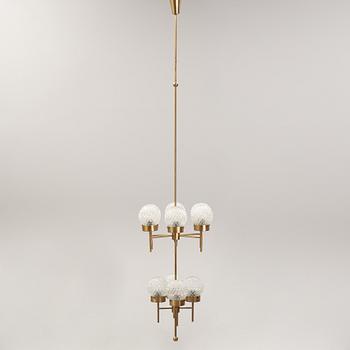 Hans-Agne Jakobsson, a brass chandelier, Markaryd, Sweden.