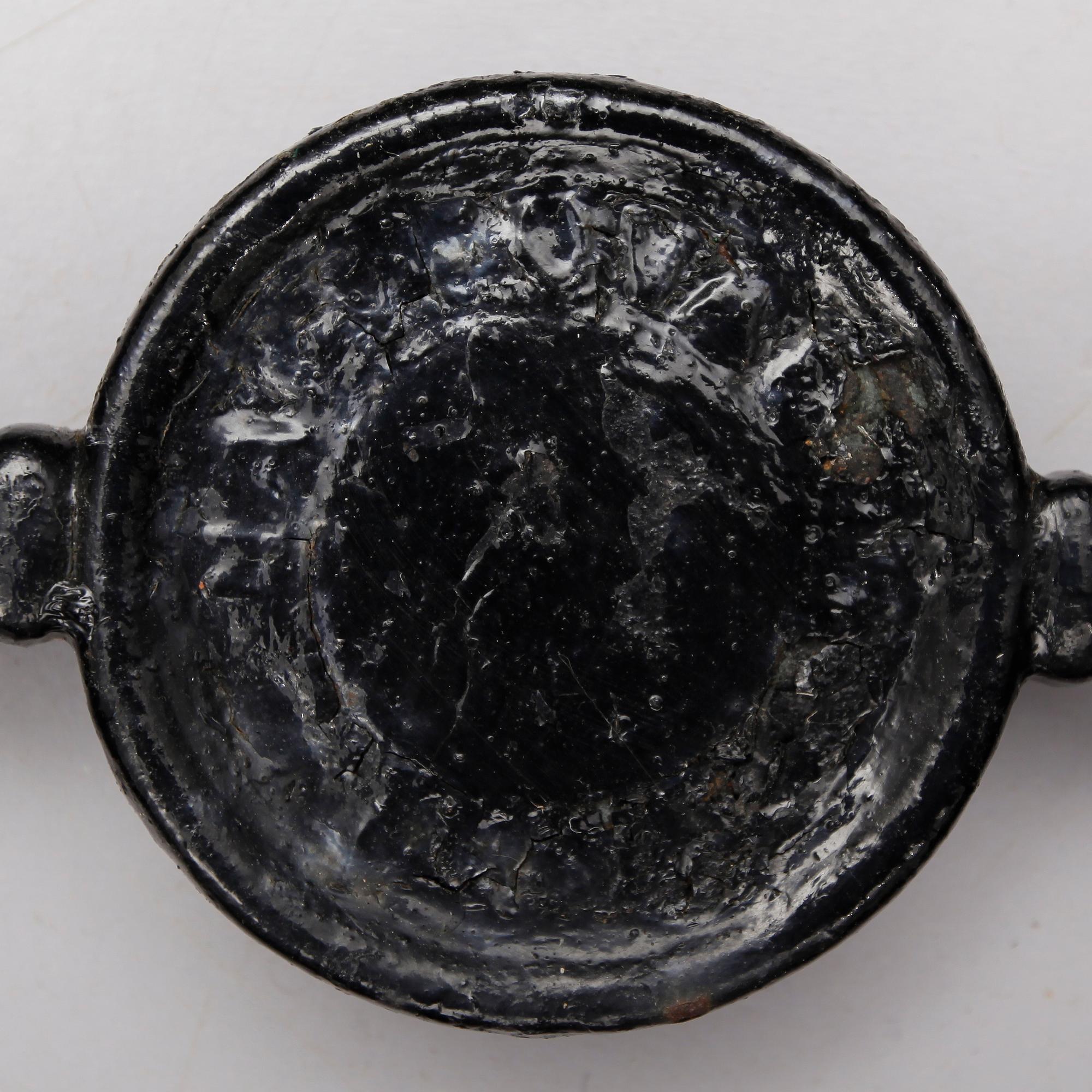 SOFFGAVLAR, 2 st, gjutjärn, Folke Bensow, Näfvekvarn nr 3.