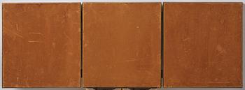 Okänd konstnär, fyra målningar, akvarell och tusch, Qingdynastin, 1800-tal.