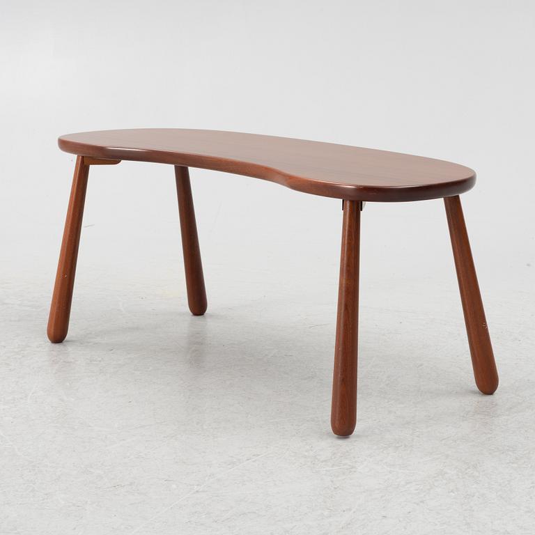 Josef Frank, a model B1034 mahogany 'Mjölkpallen' stool, Firma Svenskt Tenn, Sweden, post 1985.