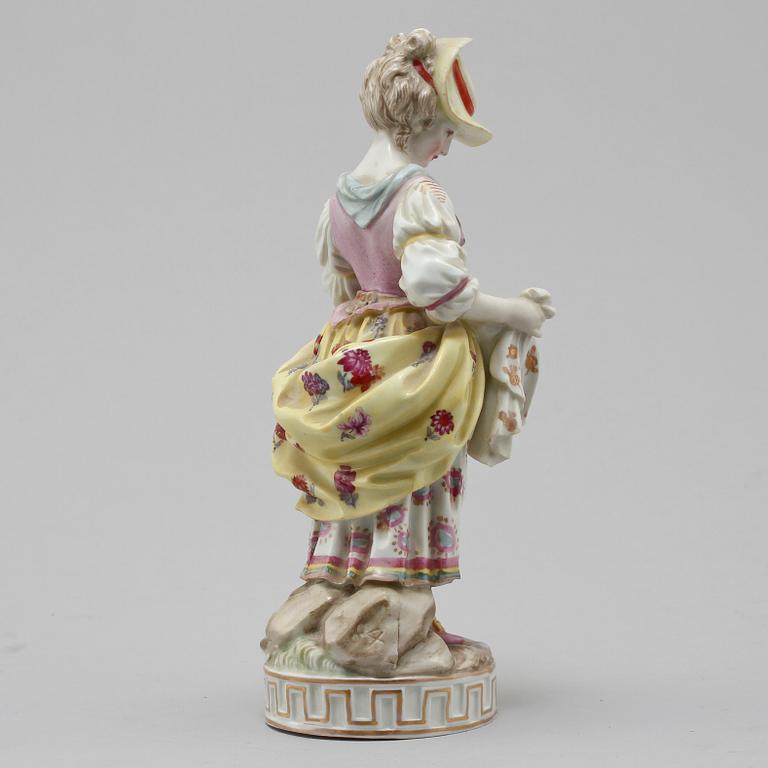 FIGURIN, porslin, Meissen, 1900-talets början.