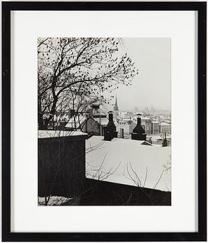 ÅKE LANGE, fotografi, vintage, 1952, stämpelsignerat a tergo.