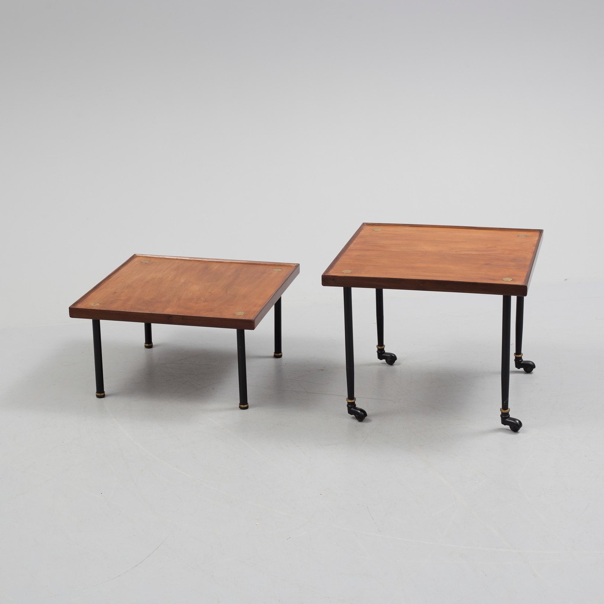 Two coffee tables by Melchiorre Bega for Klan.