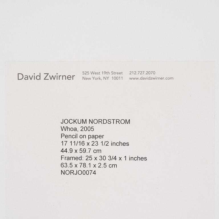 Jockum Nordström, "Whoa".