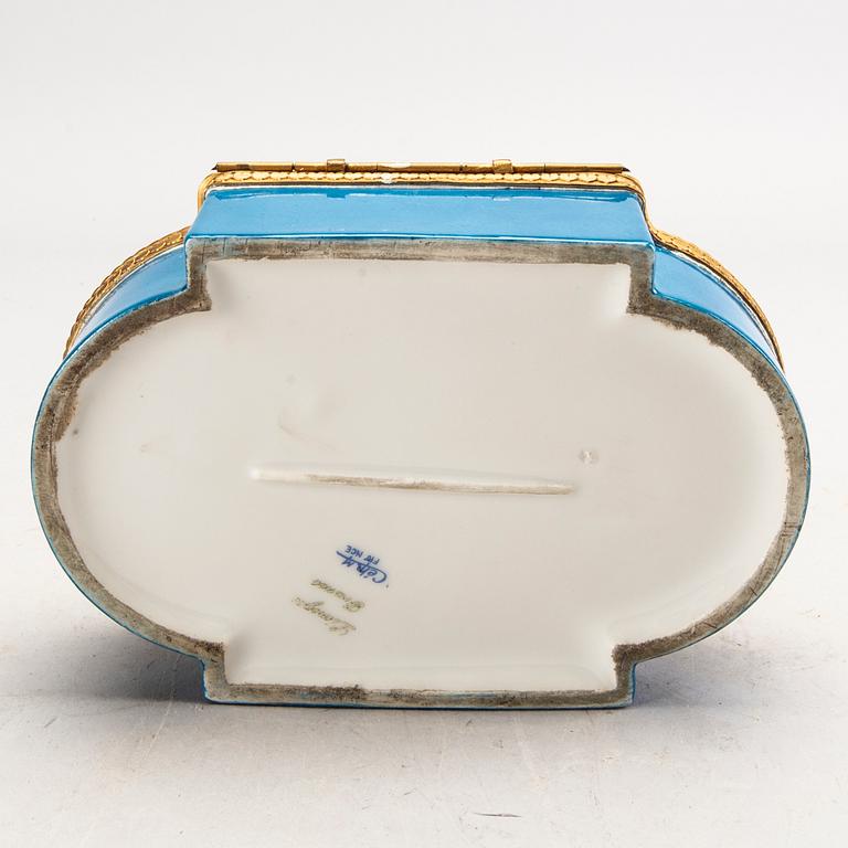 A Limoges porcelain box second half of 20th century.