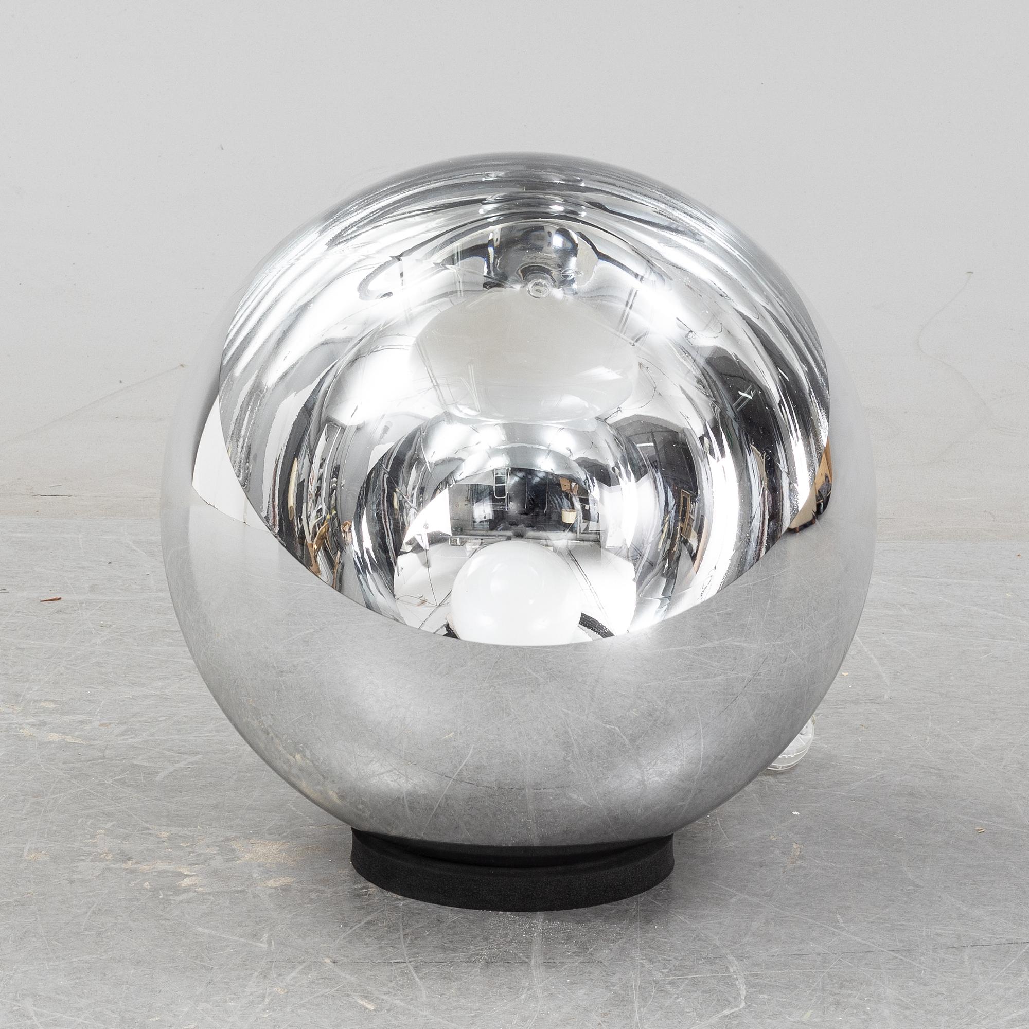 Tom Dixon, a 'Mirror Ball' lamp, 21st Century.