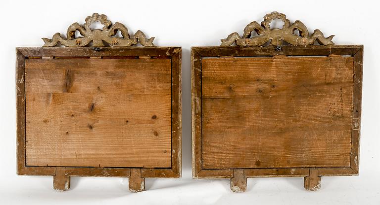 SPEGELLAMPETTER, ett par, gustaviansk stil, 1800-talets andra hälft.