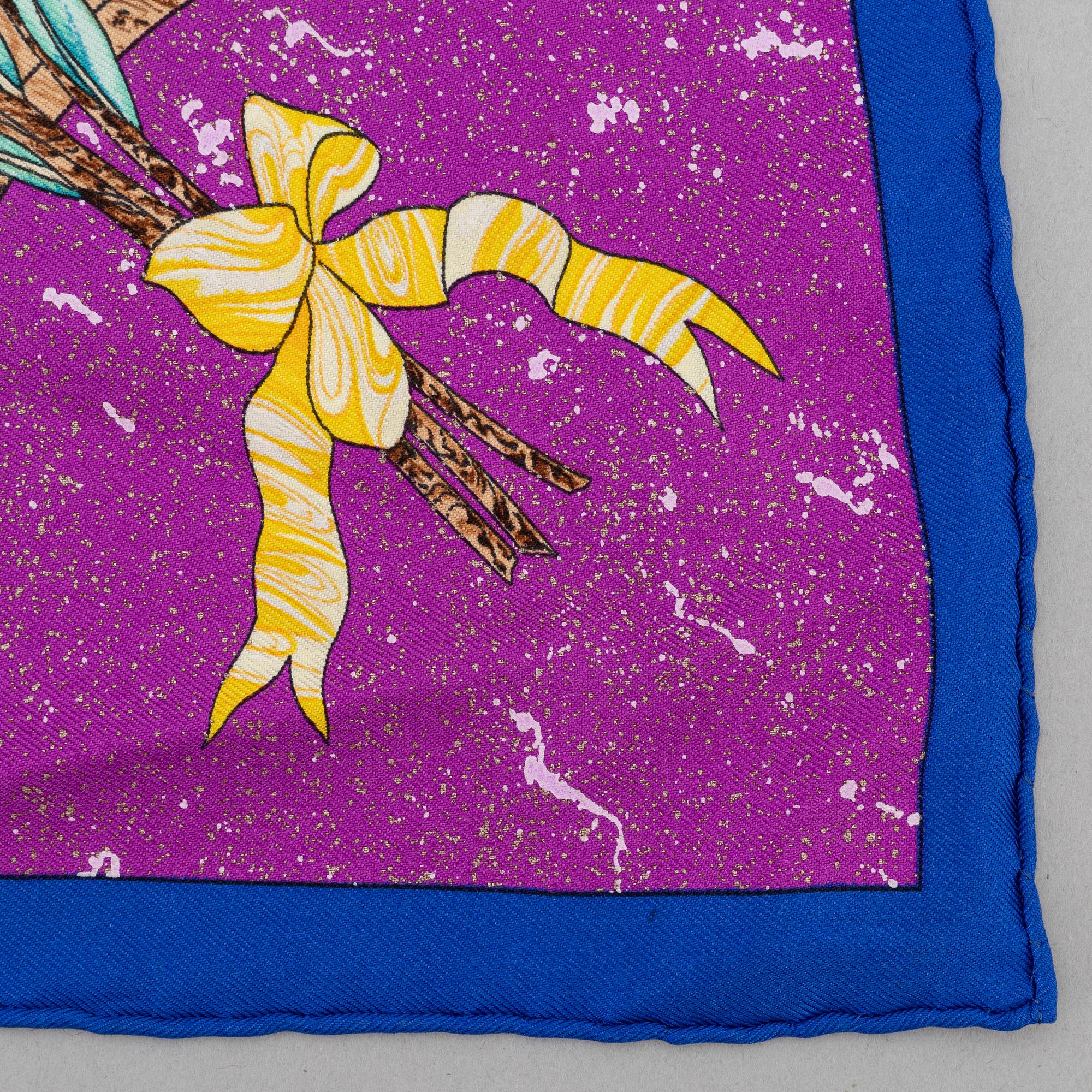Hermès, a 'Pierres d'Orient et d'Occident' silk scarf.