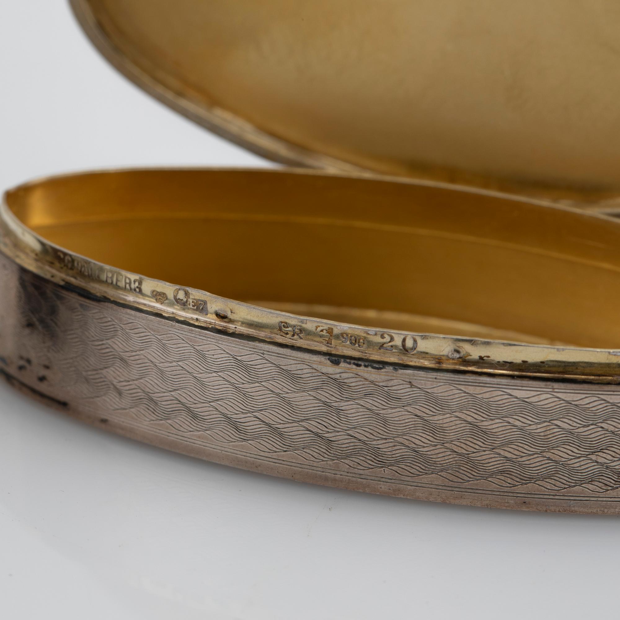 Parti, silver, 11 delar, bl.a. Elon Arenhill, Stockholm, 1960.